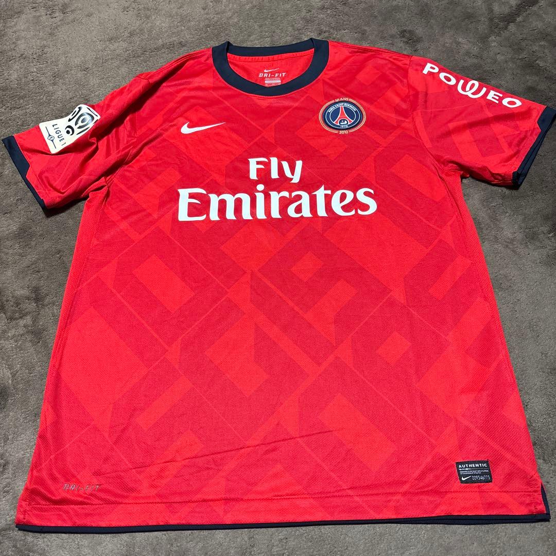 山*花様 【激レア】パリサンジェルマン2010-11 ホームユニフォーム マケレ