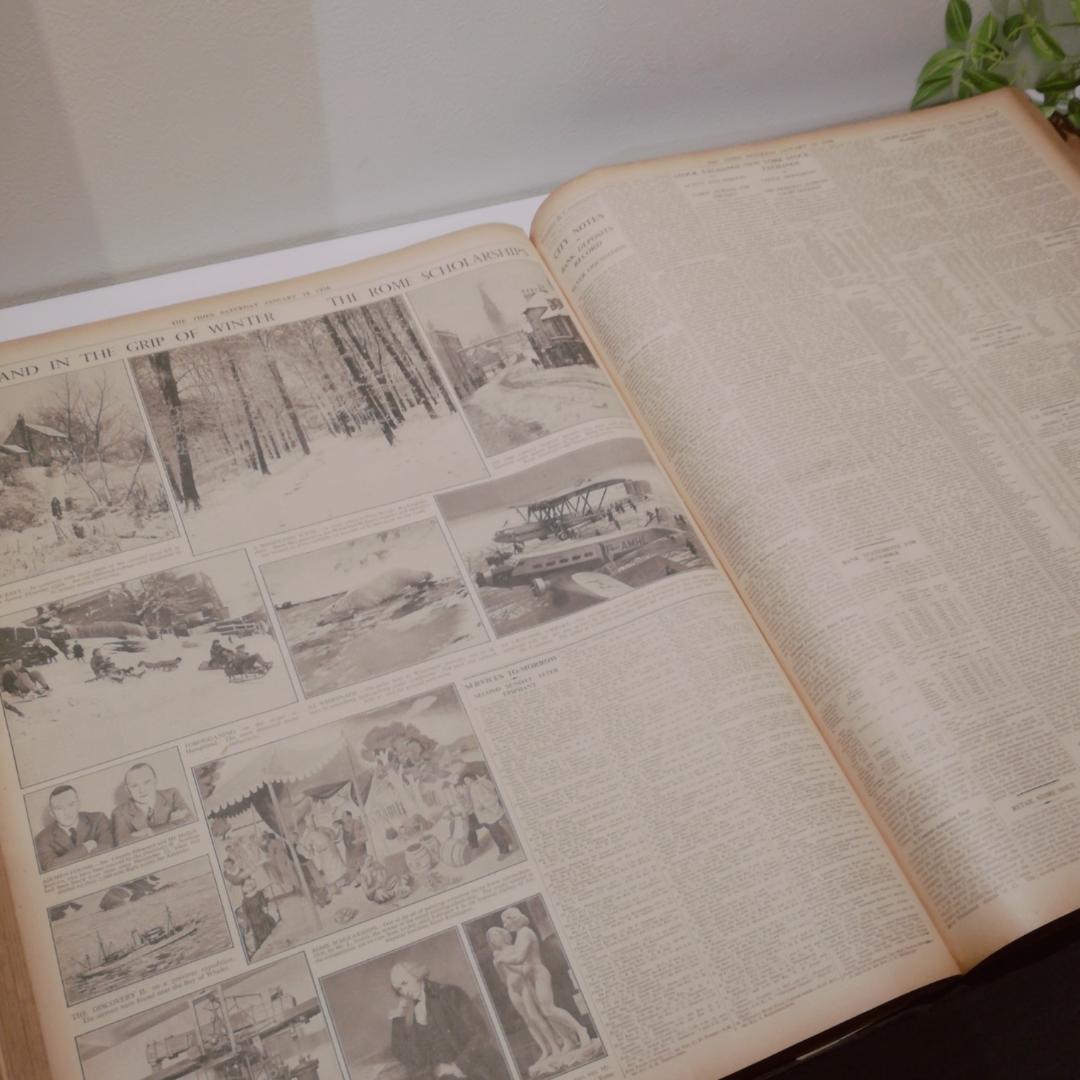 ◆ 大型 古書 [ THE TIMES LONDON ]1936年