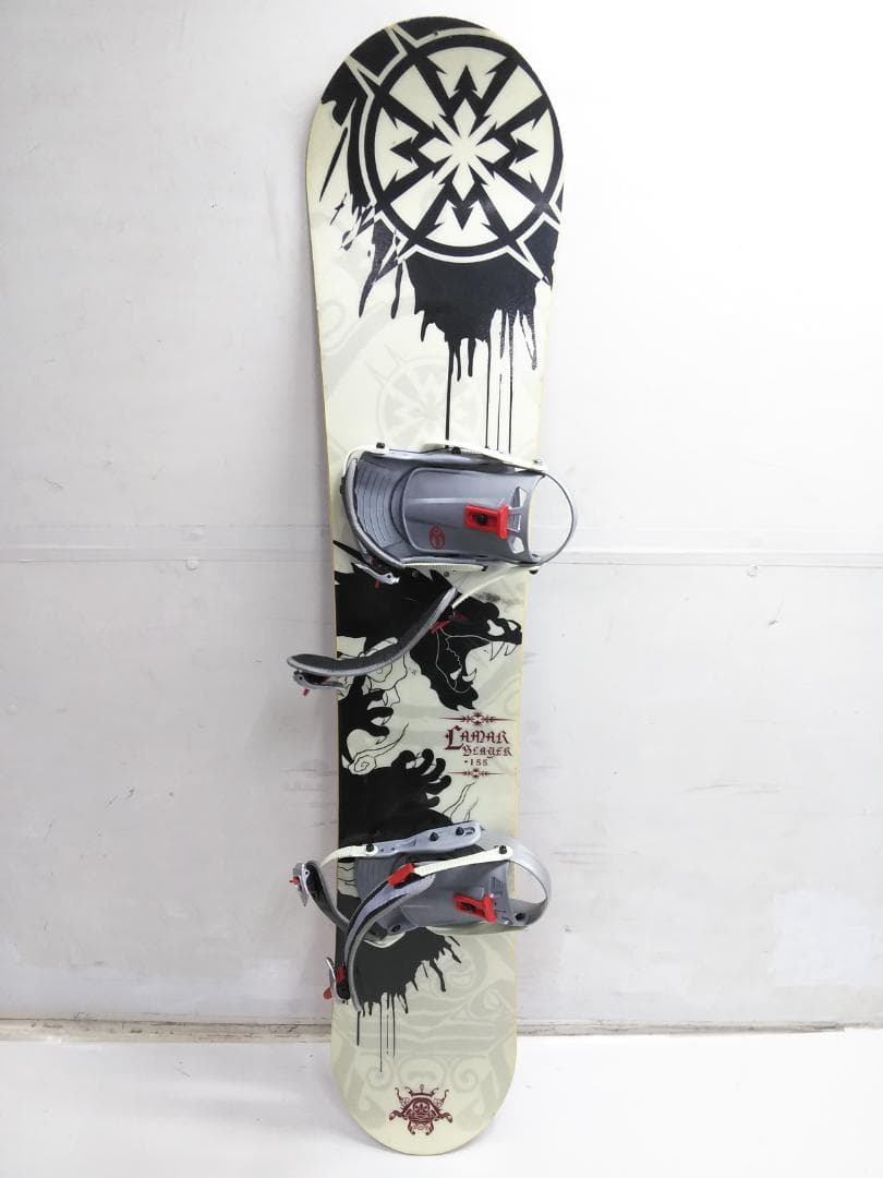 激安 メンズスノーボード3点セット LAMAR155 ビンディング付き