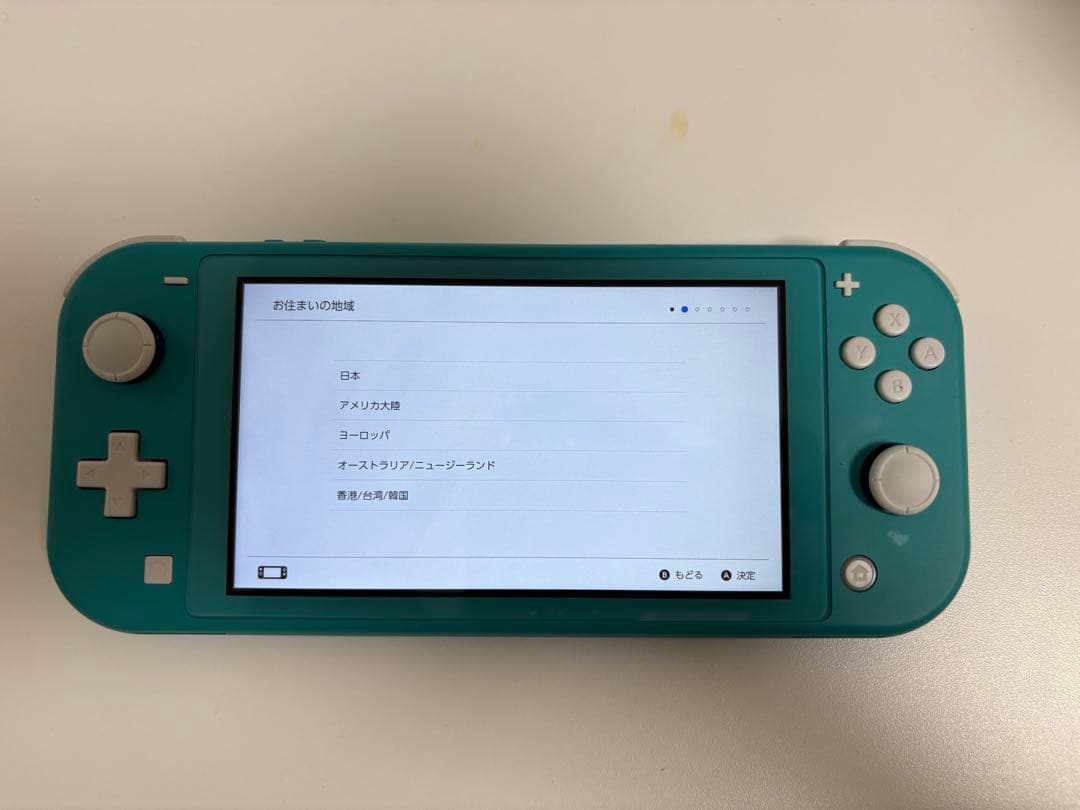 Nintendo Switch Lite ターコイズ 美品 本体 ケース付き