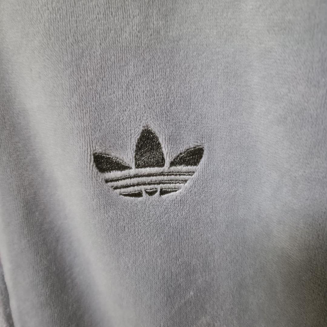 アディダス 灰ベロアベッケンバウアー トラックジャケット ジャージ メンズ2XS