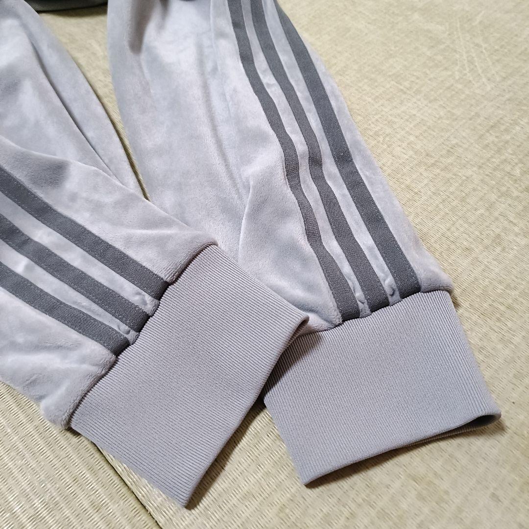 アディダス 灰ベロアベッケンバウアー トラックジャケット ジャージ メンズ2XS