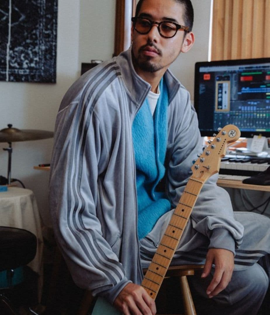 アディダス 灰ベロアベッケンバウアー トラックジャケット ジャージ メンズ2XS