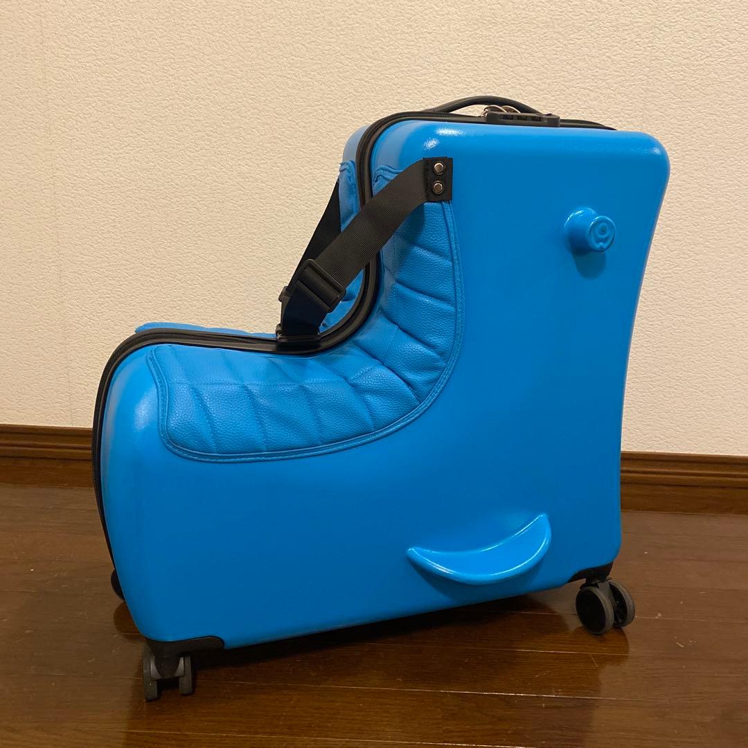 乗れる　座れる　スーツケース　クッション付き