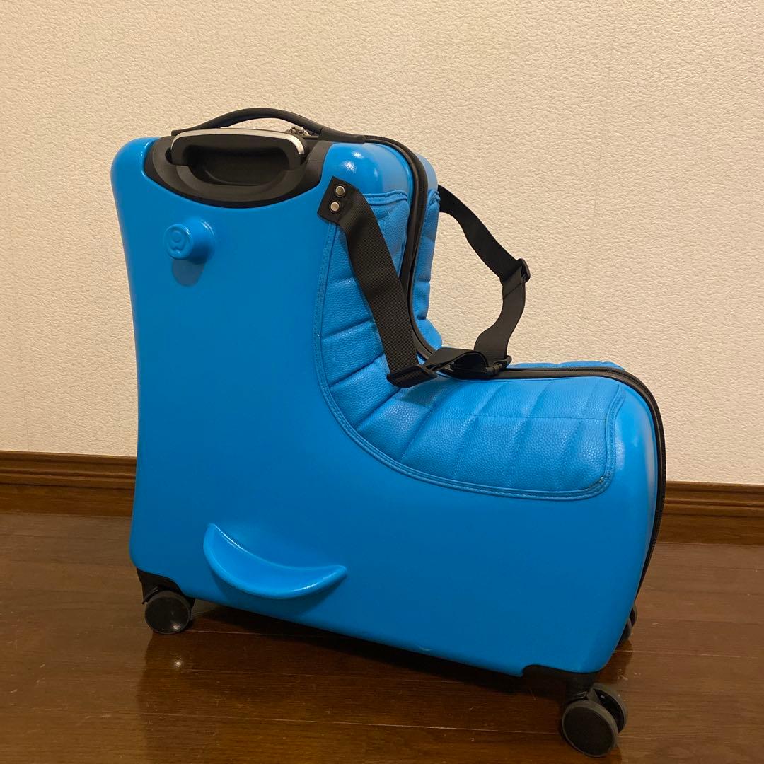 乗れる　座れる　スーツケース　クッション付き