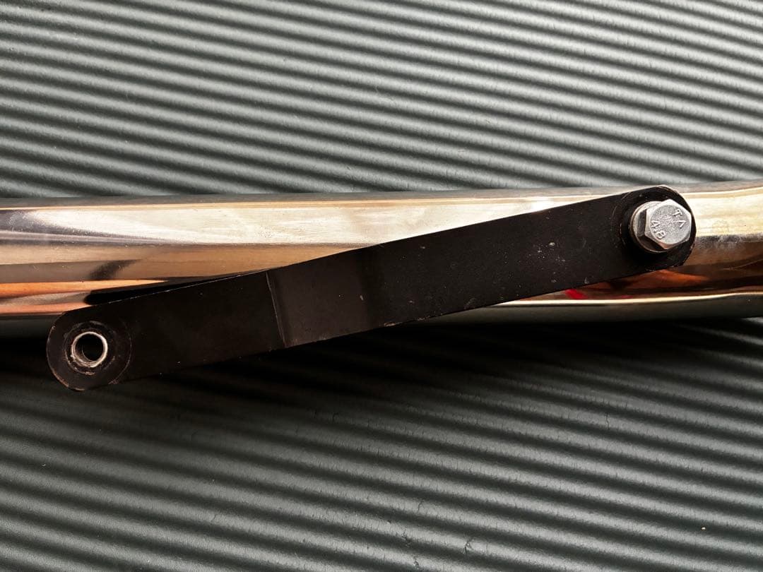 原田【中古おまけ付き】マグナ250 ハリケーン製　スラッシュカットマフラー