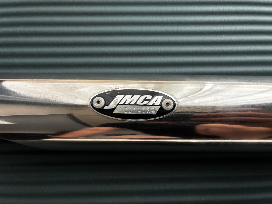 原田【中古おまけ付き】マグナ250 ハリケーン製　スラッシュカットマフラー