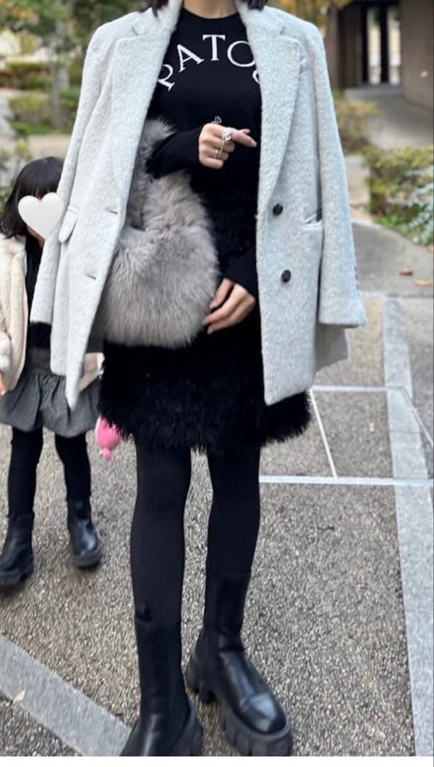 fray I.d フレイアイディー　シャギー　ジャケット　コート