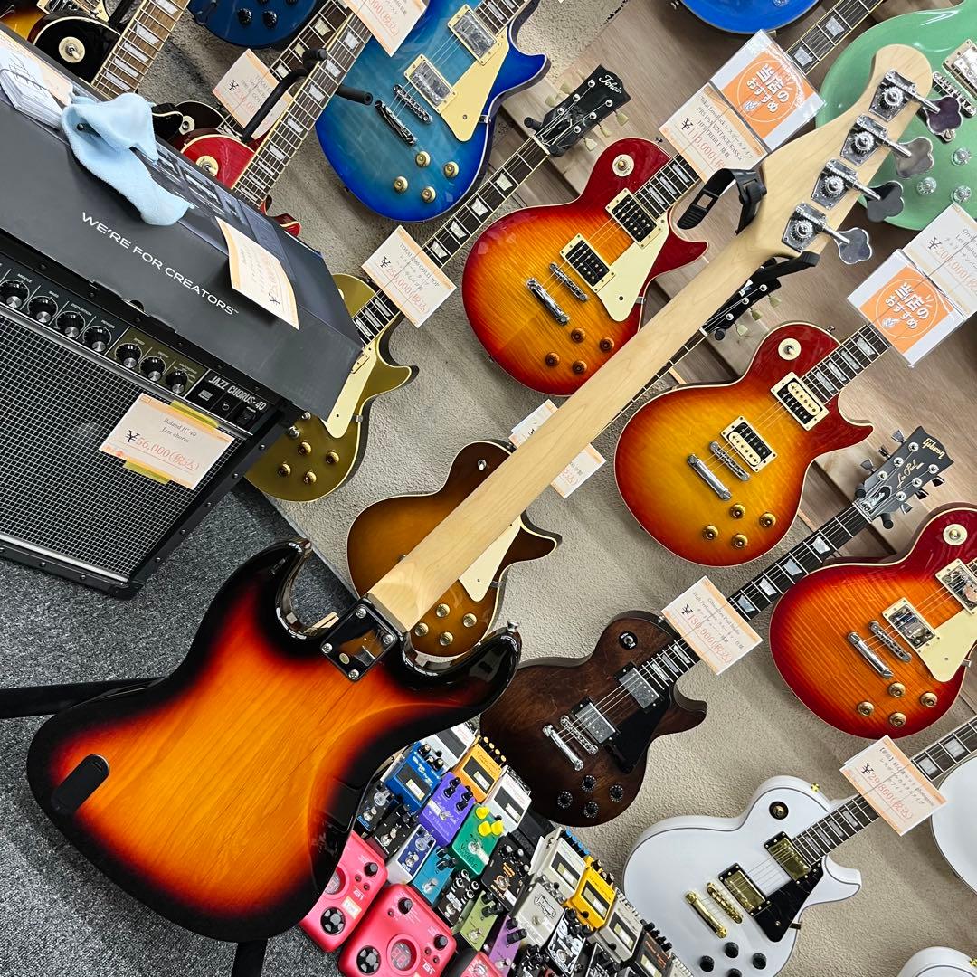 【11300】Bacchus ジャズベースタイプ アクティブ サンバースト