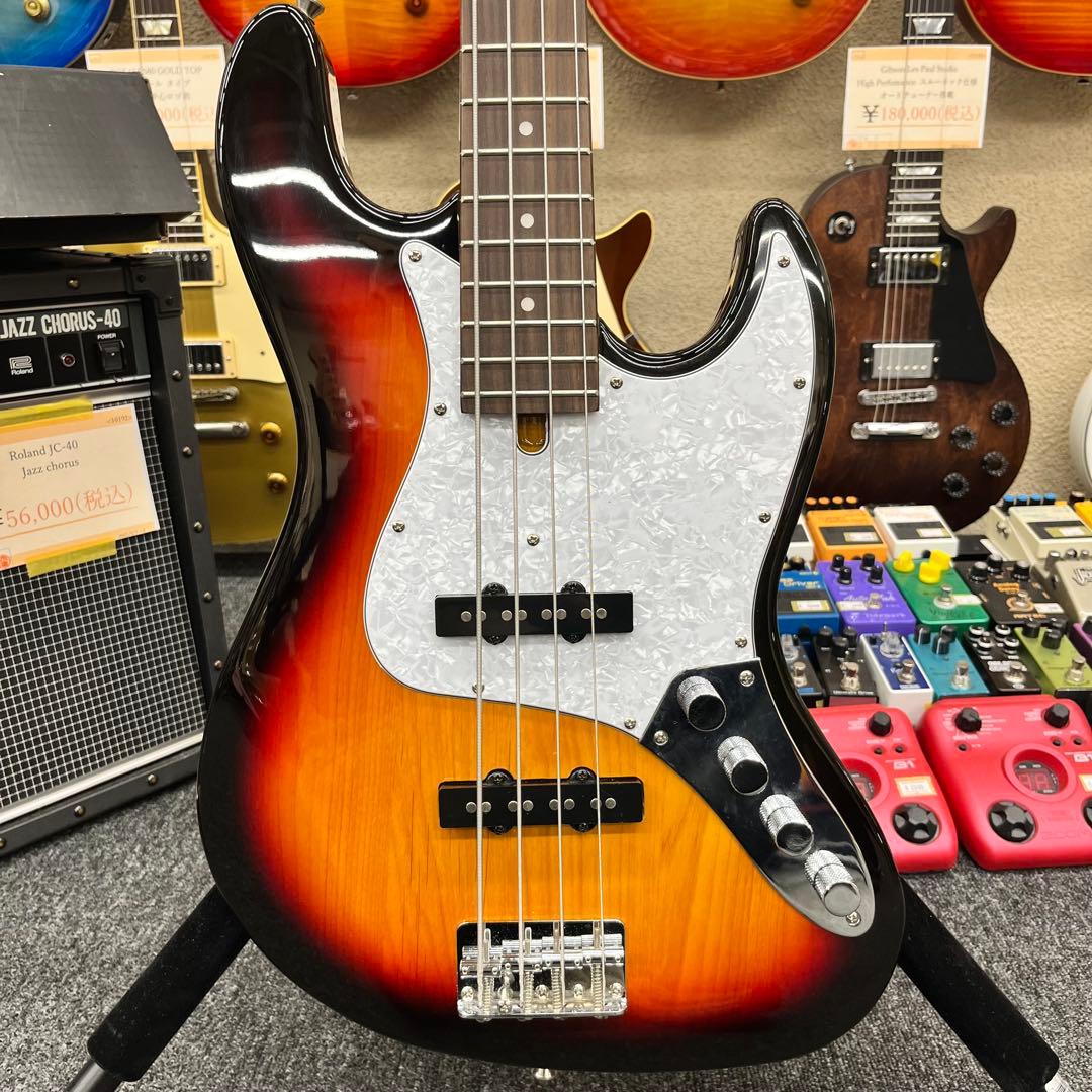 【11300】Bacchus ジャズベースタイプ アクティブ サンバースト