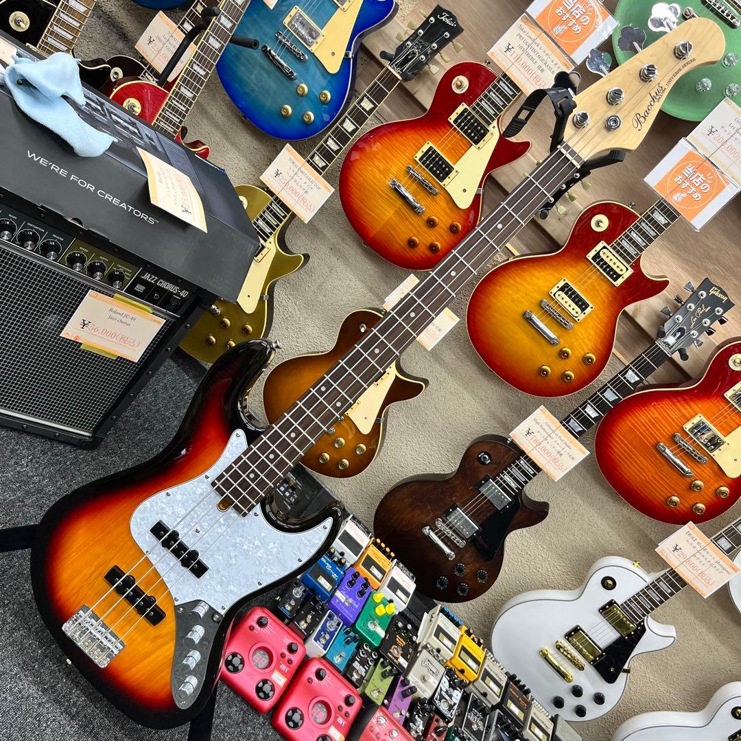 【11300】Bacchus ジャズベースタイプ アクティブ サンバースト