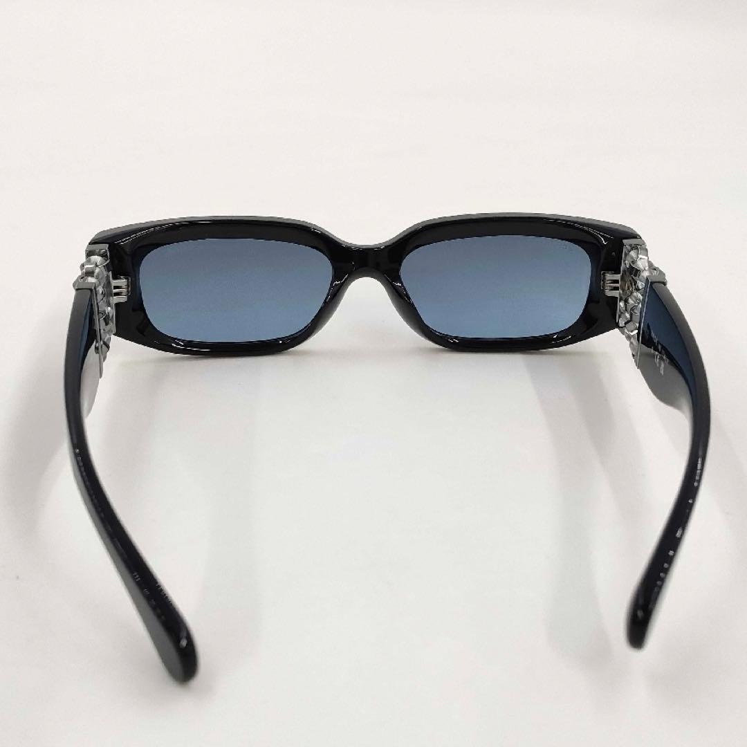 極美品✨CHANEL シャネル　オーバルシェイプ　ブラック　5544-A