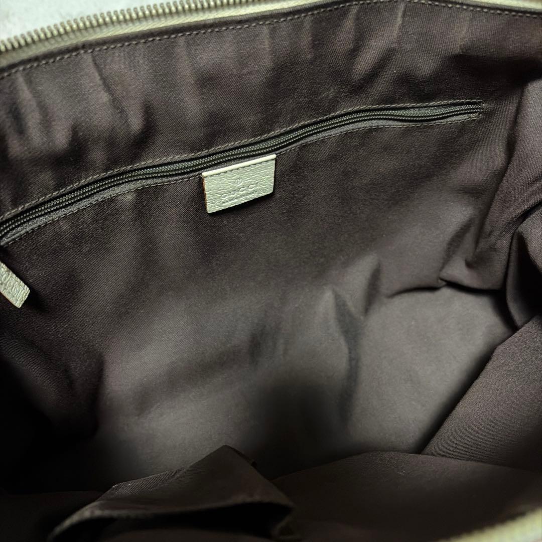 グッチ トートバッグ GGキャンバス ブラウン ベージュ シャンパンゴールド