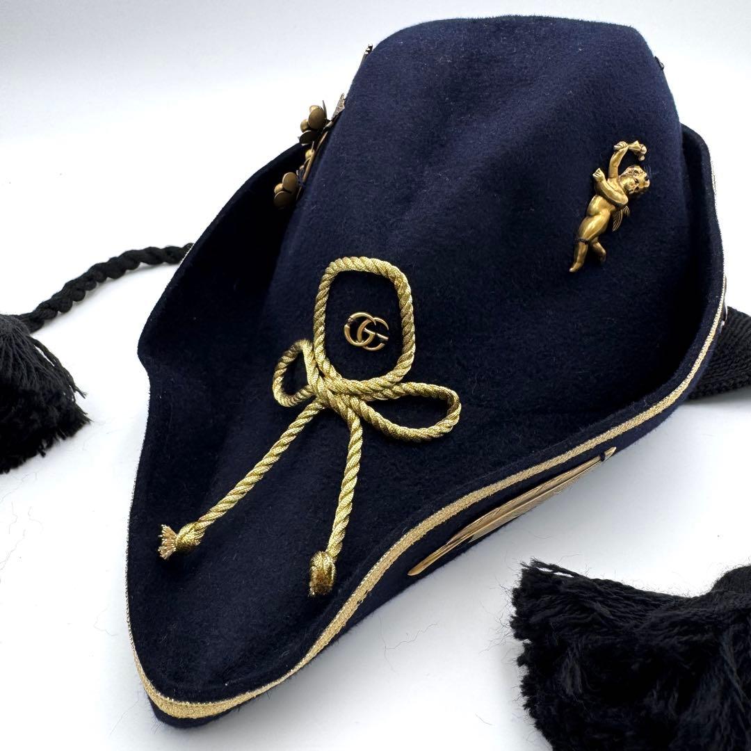 未使用品✨　グッチ　ラビット　パイレーツハット　GGマーモント　バケットハット