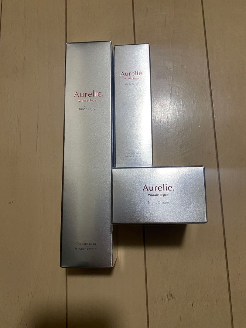 Ot Aurelieリンクルリペア スキンケア3点 化粧水美容液ナイトクリーム