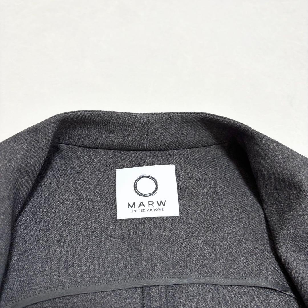 美品 人気 マルゥユナイテッドアローズ ウエストベルトジレ グレー