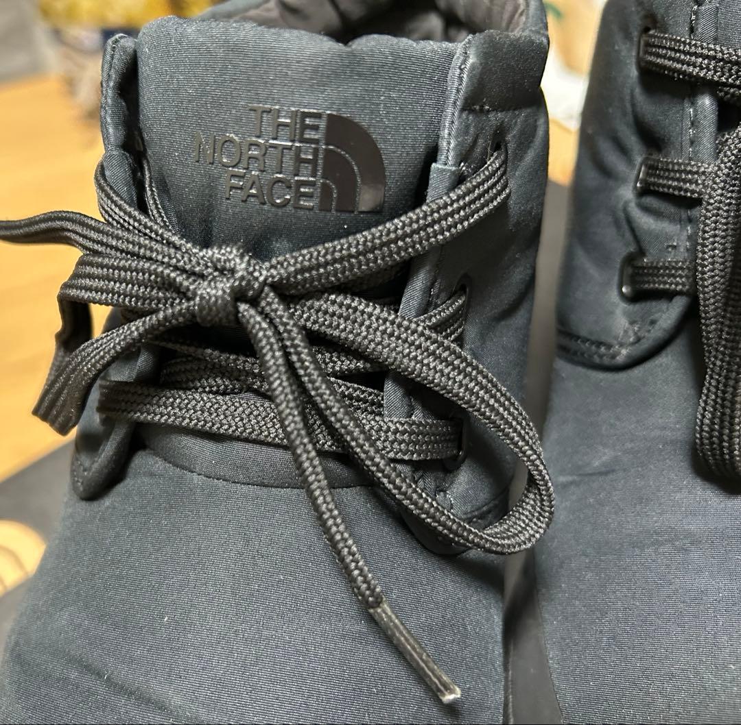 ノースフェイス スノーシューズ 黒 24cm HumpbackWPチャッカブーツ