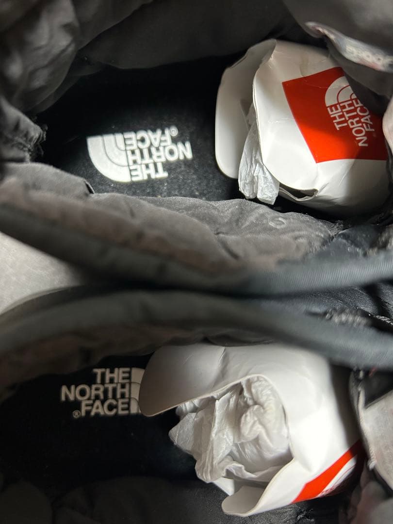 ノースフェイス スノーシューズ 黒 24cm HumpbackWPチャッカブーツ