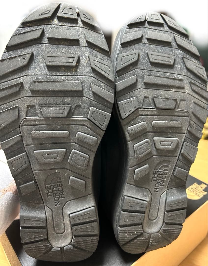 ノースフェイス スノーシューズ 黒 24cm HumpbackWPチャッカブーツ