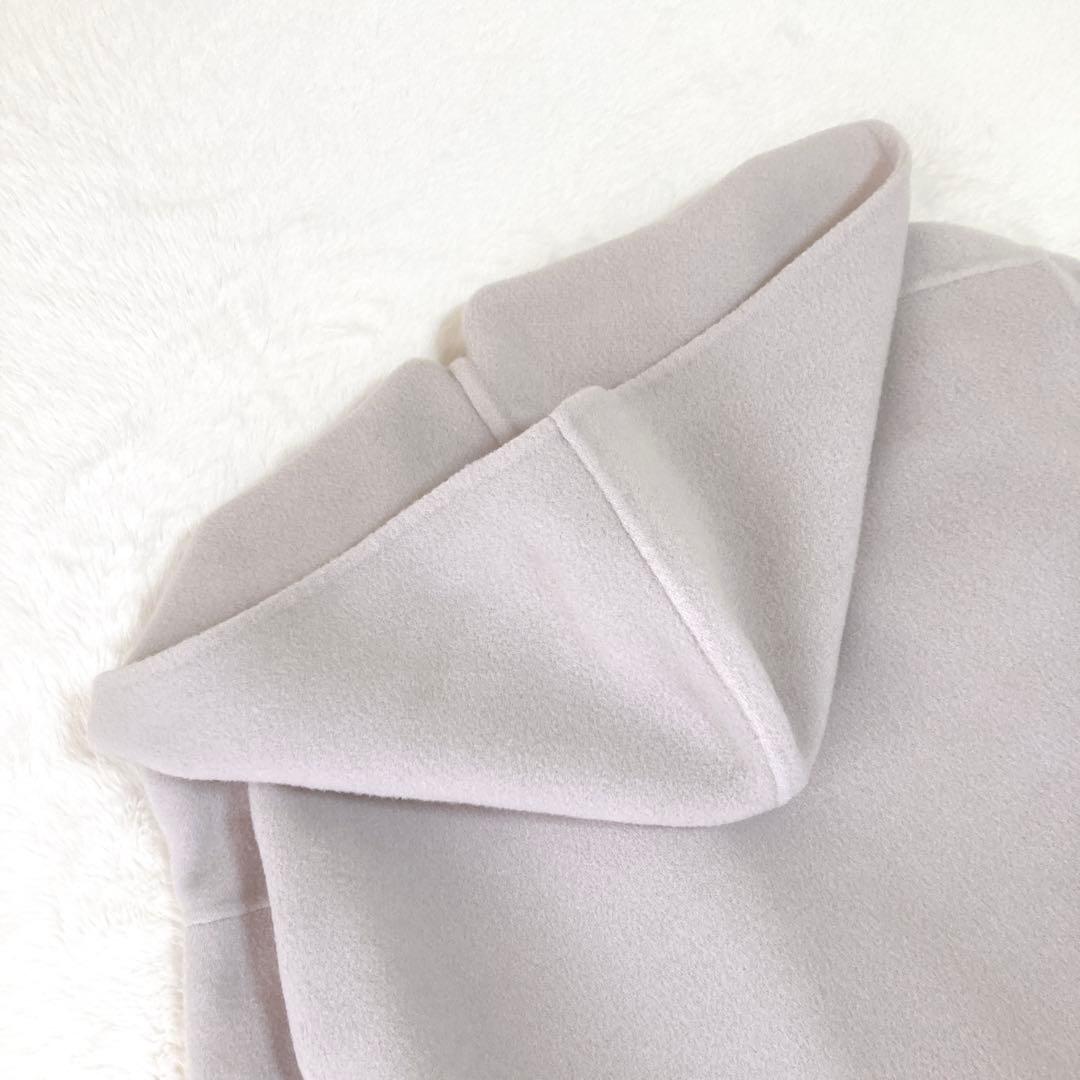 ✨極美品✨スピックアンドスパン★ダブルモッサリバーフーディーコート カシミヤ