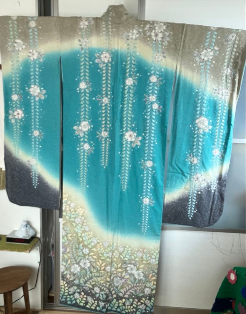 翠山工房　正絹　辻ヶ花振袖