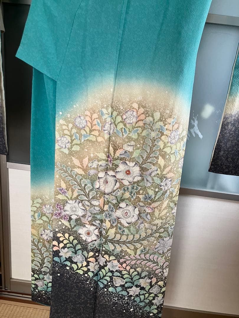 翠山工房　正絹　辻ヶ花振袖