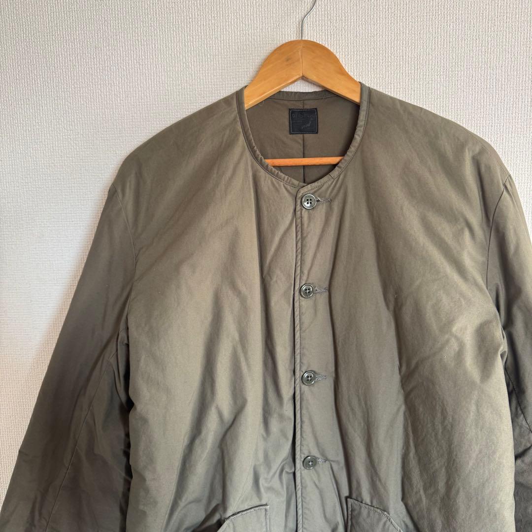 美中古 orslow オアスロウ コットンシェルジャケット ノーカラー L