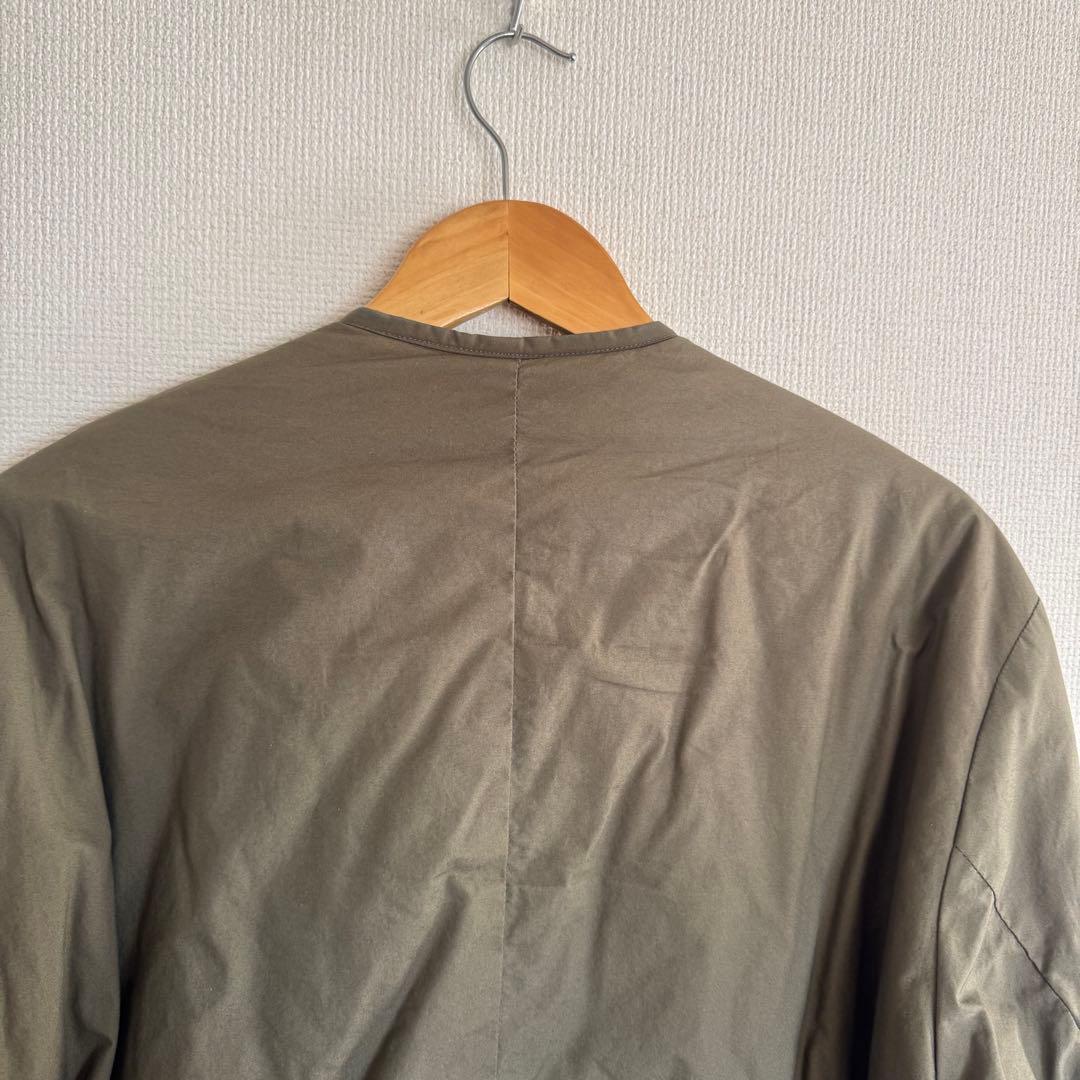 美中古 orslow オアスロウ コットンシェルジャケット ノーカラー L