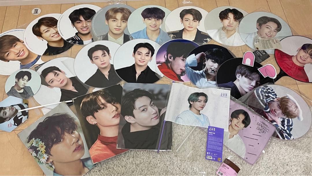 ジョングク うちわ フラッグ プレフォト 公式