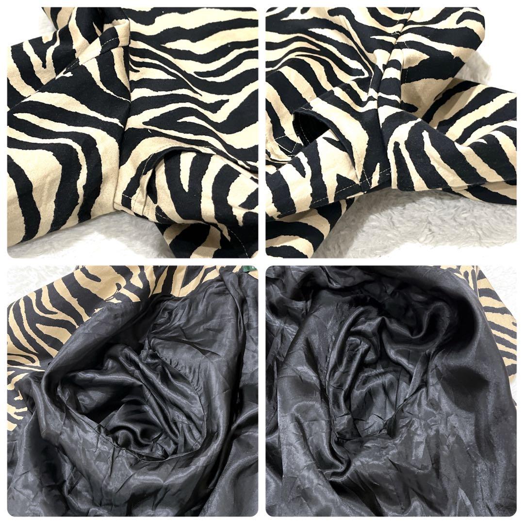 【希少 90s】LAUREN RALPH LAUREN ゼブラ柄 トレンチコート