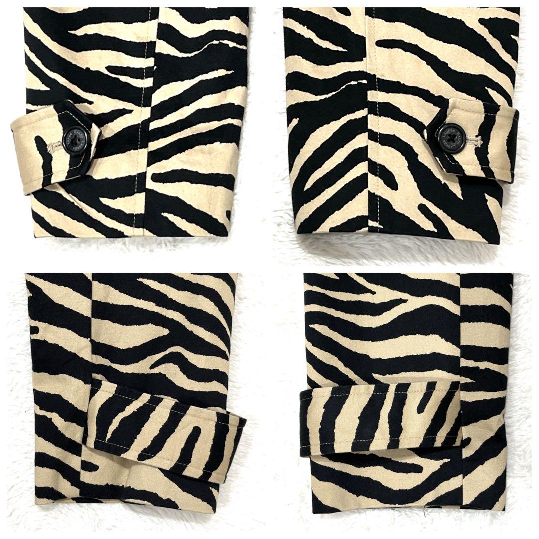 【希少 90s】LAUREN RALPH LAUREN ゼブラ柄 トレンチコート