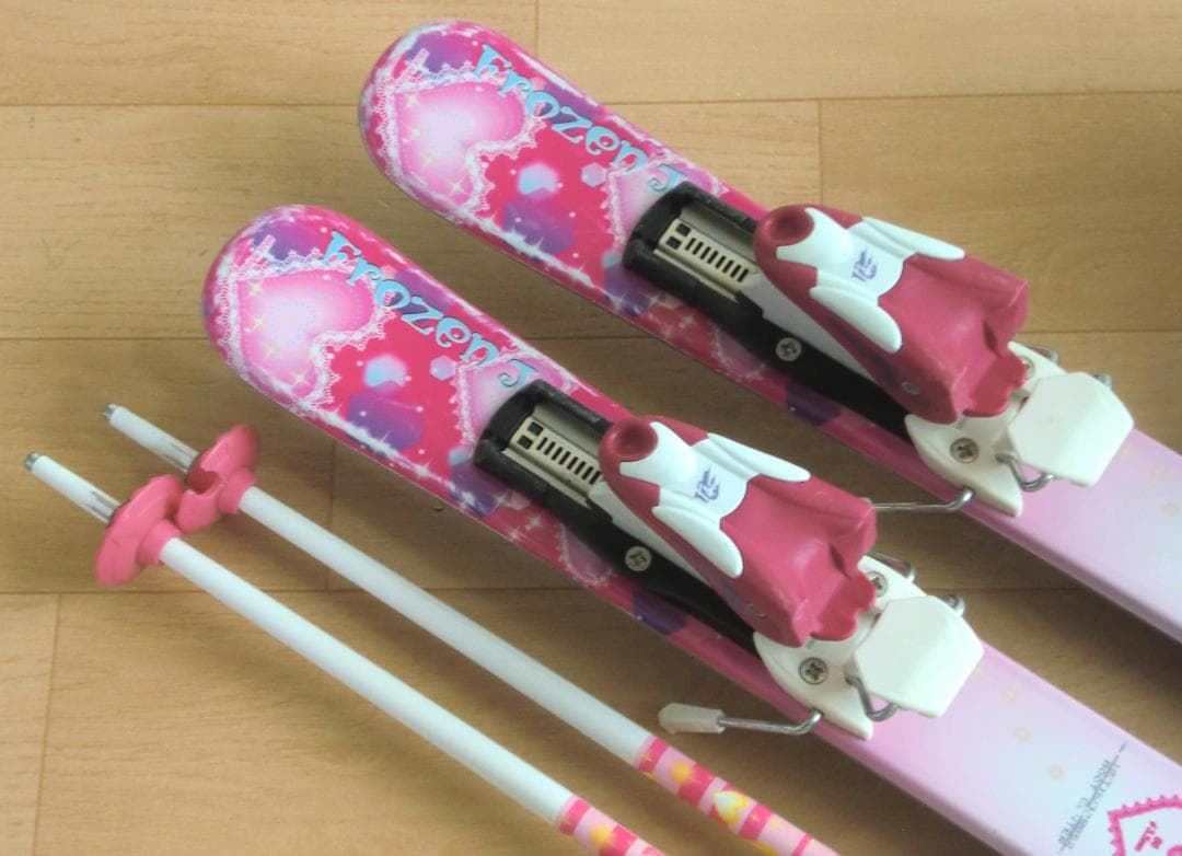 ■■送料無料■Hart■子供用スキー4点セット■86/19■WAX済■女の子■■