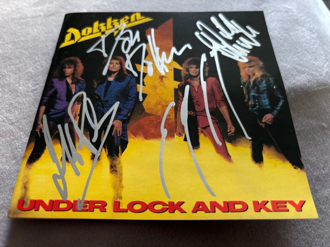レア　Dokken サインCD ドンドッケン　ジョージリンチ　ジェフピルソン