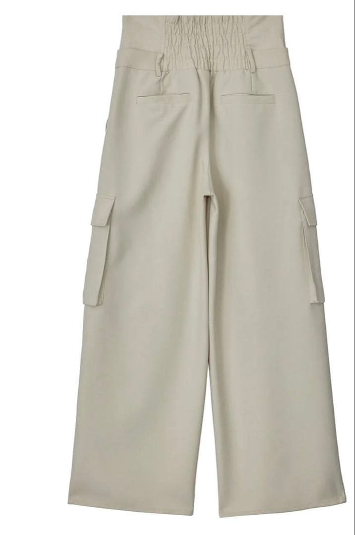 新品未使用　DENIM LIKE CORSET WORK PANTS ホワイト