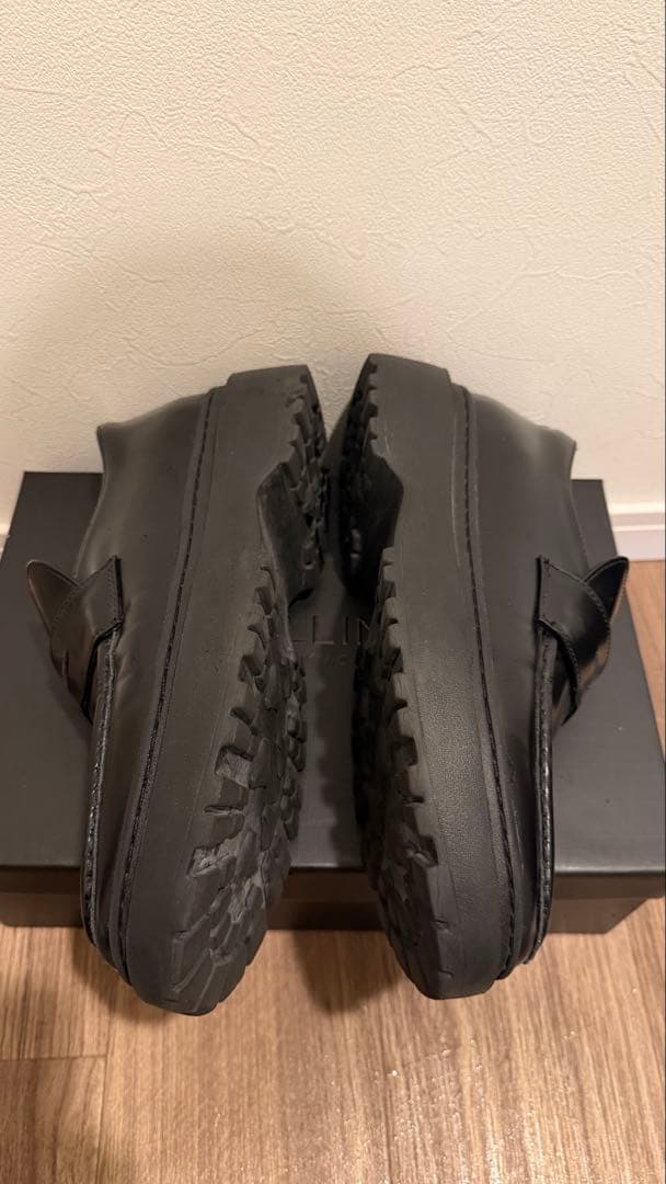 UNOS LOAFER ブラックレザー厚底