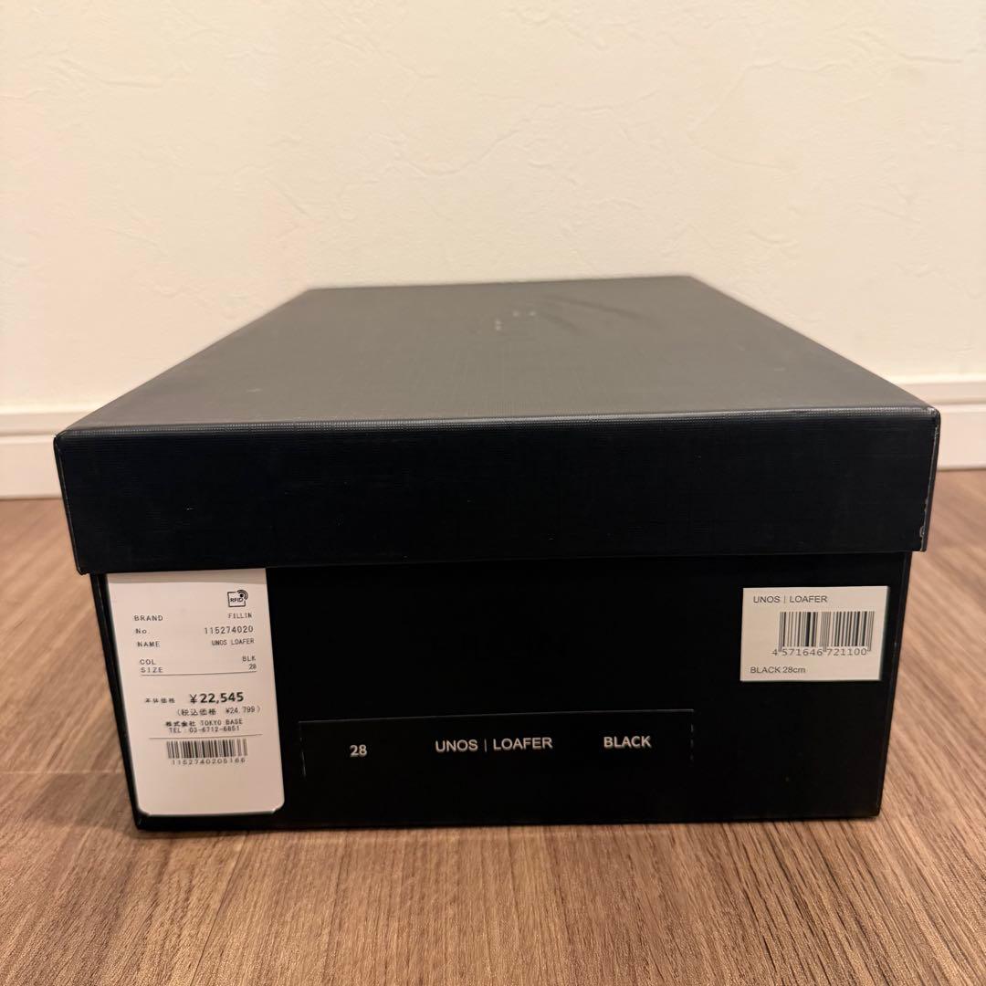 UNOS LOAFER ブラックレザー厚底