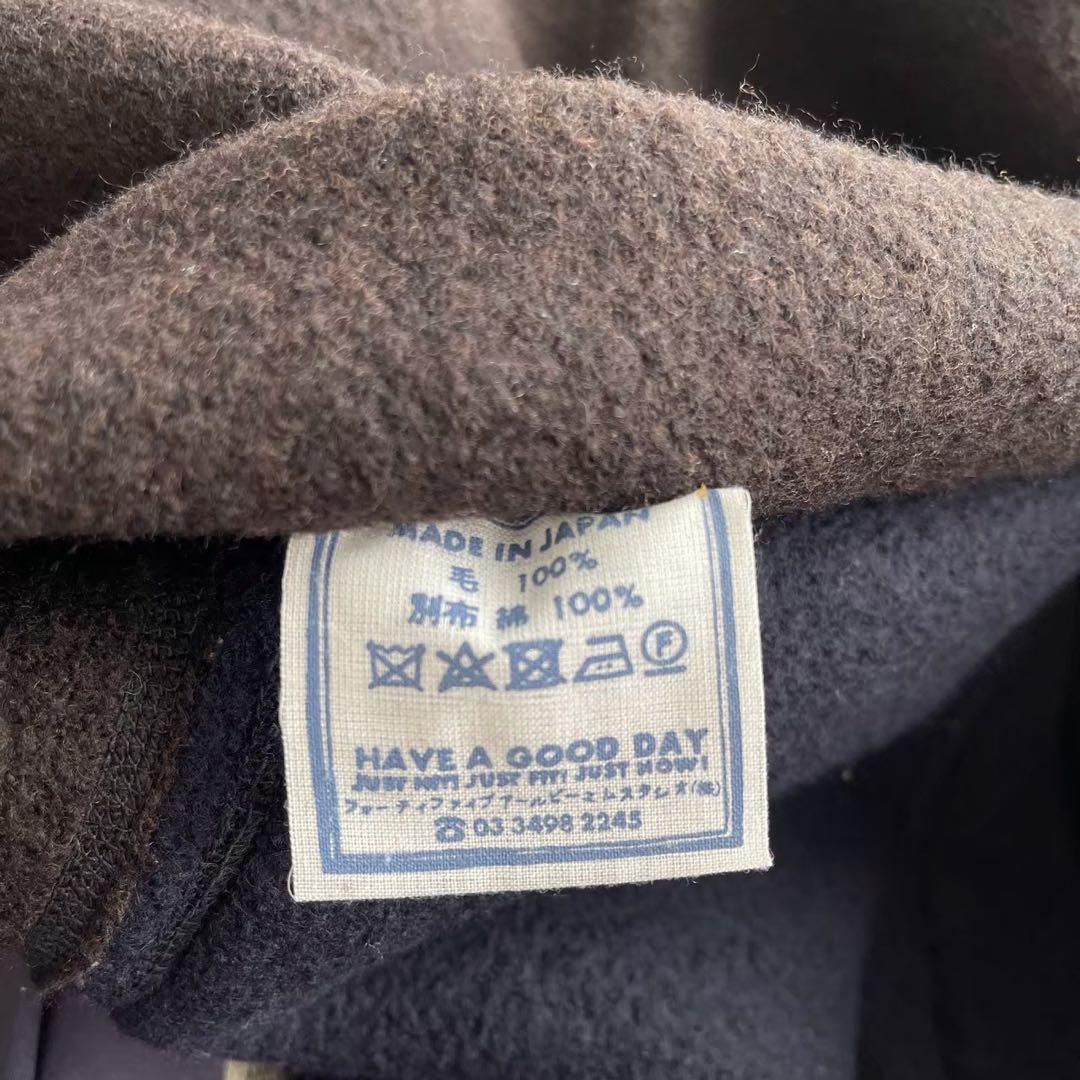 連休限定価格　45R 45rpm 縮絨ニットのチロリアンコート