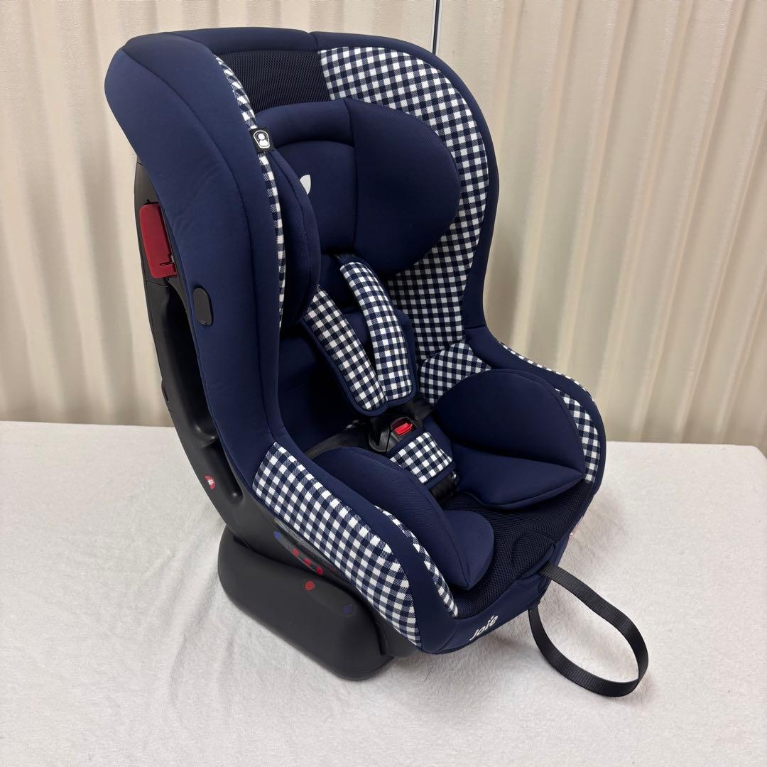 クリーニング済　☆美品☆　新生児OK　ジョイー　チルト　ネイビーギンガムチェック