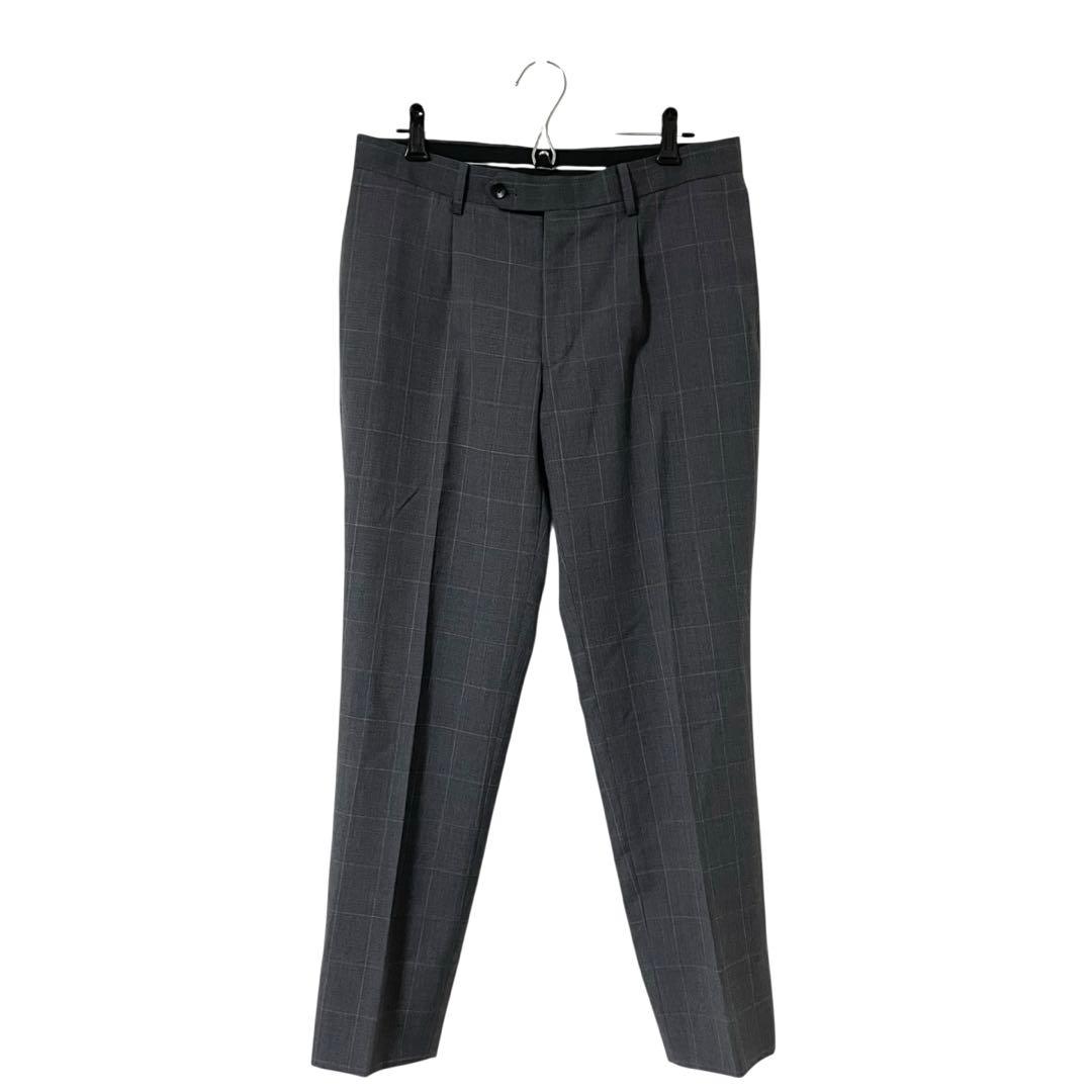 美品 スーツセレクト ビジネススーツ セットアップ ウィンドーペンチェック A5