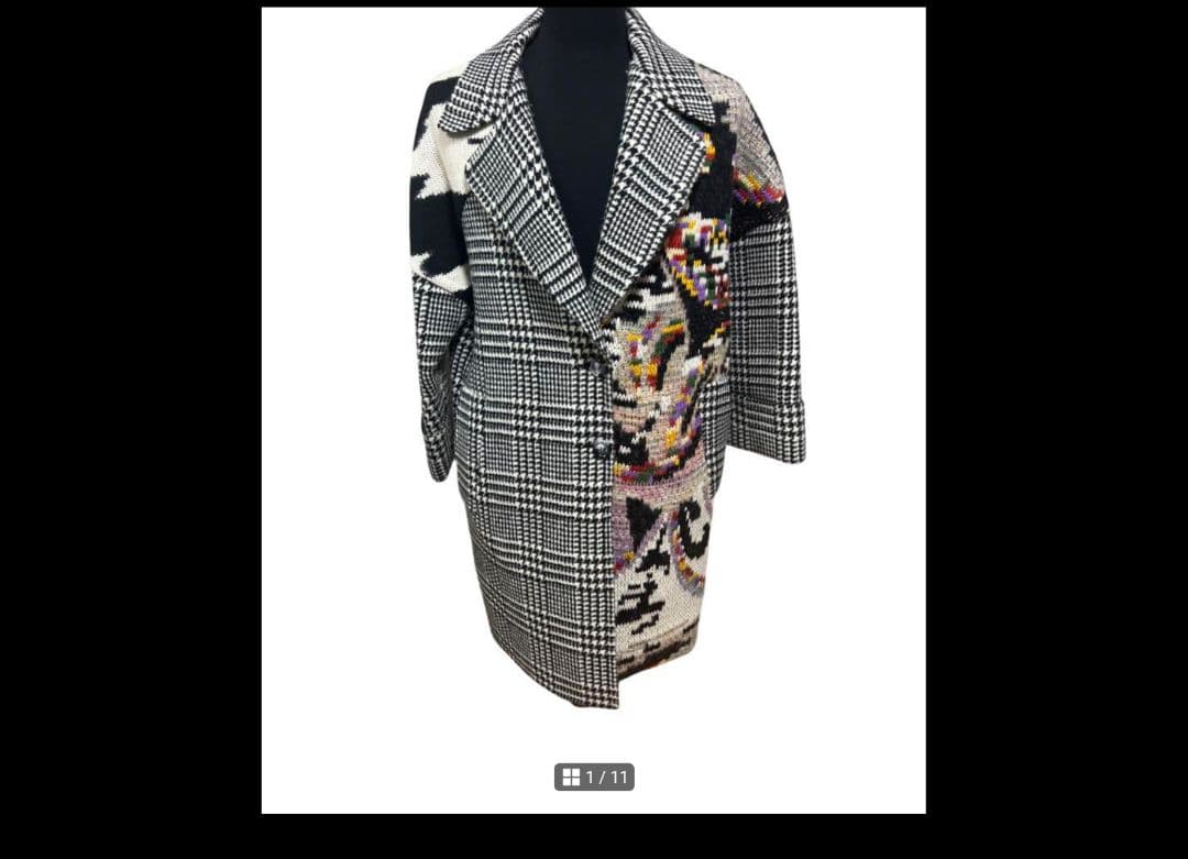 ミッソーニ　ヴァージンウール　ニットチェスターコート　トレンチコート