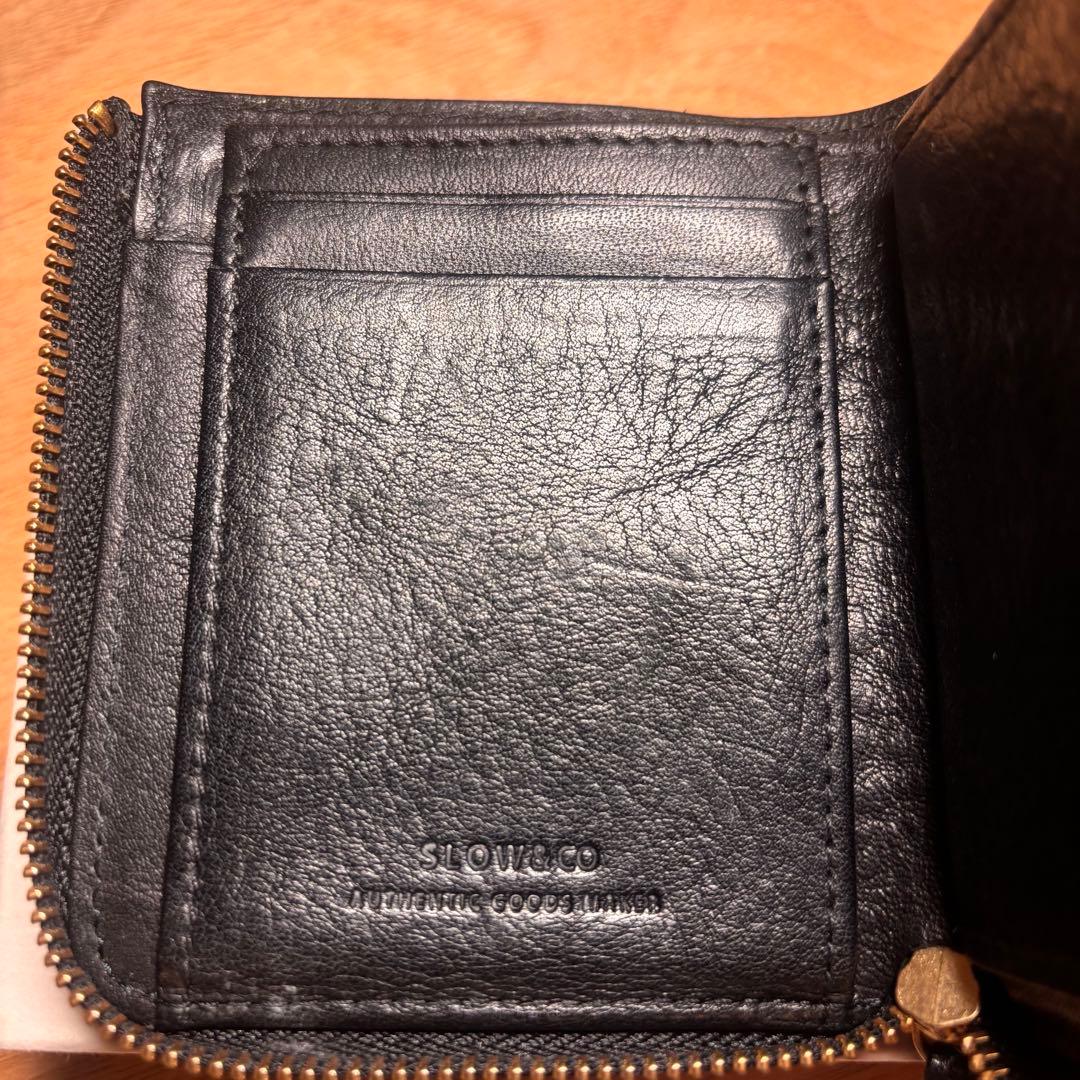 【栃木レザー】SLOW&CO ブラック　財布