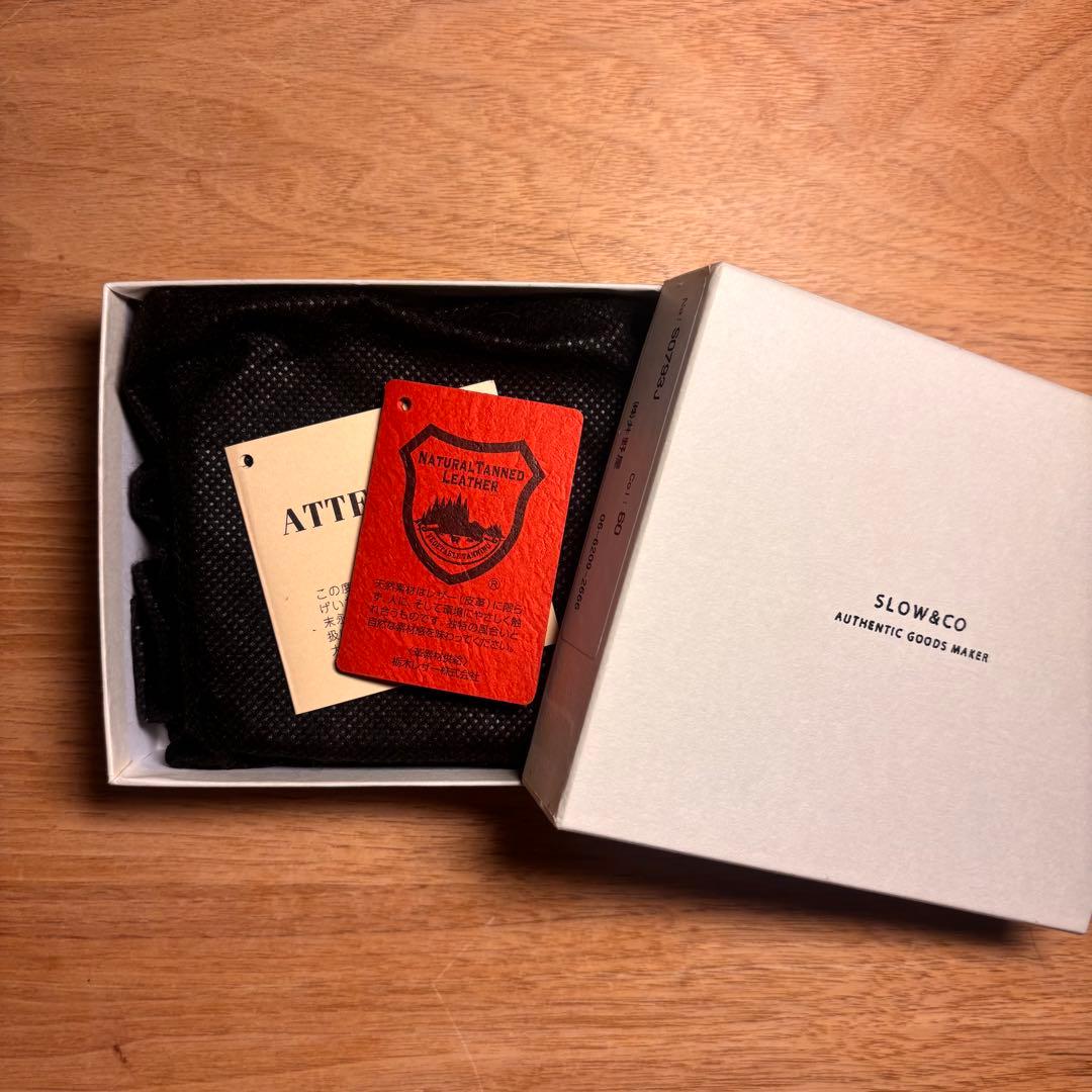 【栃木レザー】SLOW&CO ブラック　財布