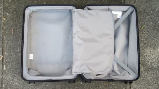 MUJI 無印良品　バーを自由に調節できるハードキャリーケース 35L