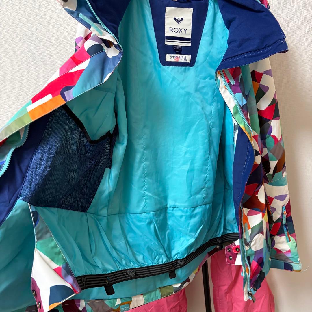 ロキシー　スキーウェア　スノボウェア　Lサイズ　上下セット