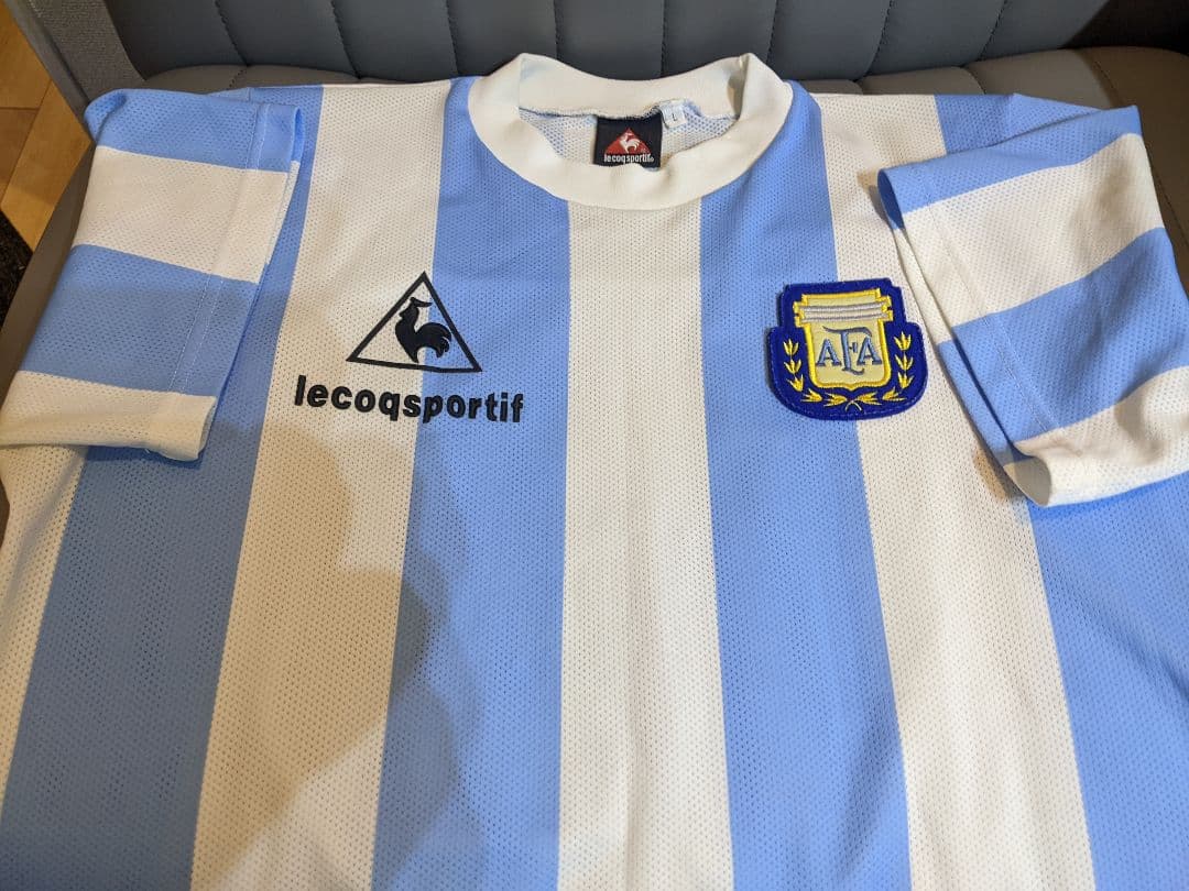 アルゼンチン代表 マラドーナ 1986年 復刻モデル ル・コック