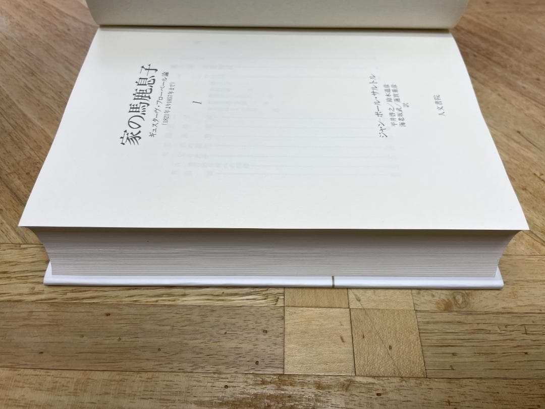 【新品未読品】家の馬鹿息子 1 / サルトル