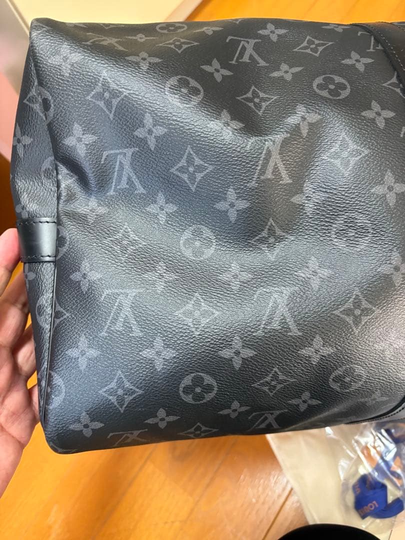 美品　ルイヴィトン　ＬＶ モノグラム・エクリプス キーポルバンドリエール55