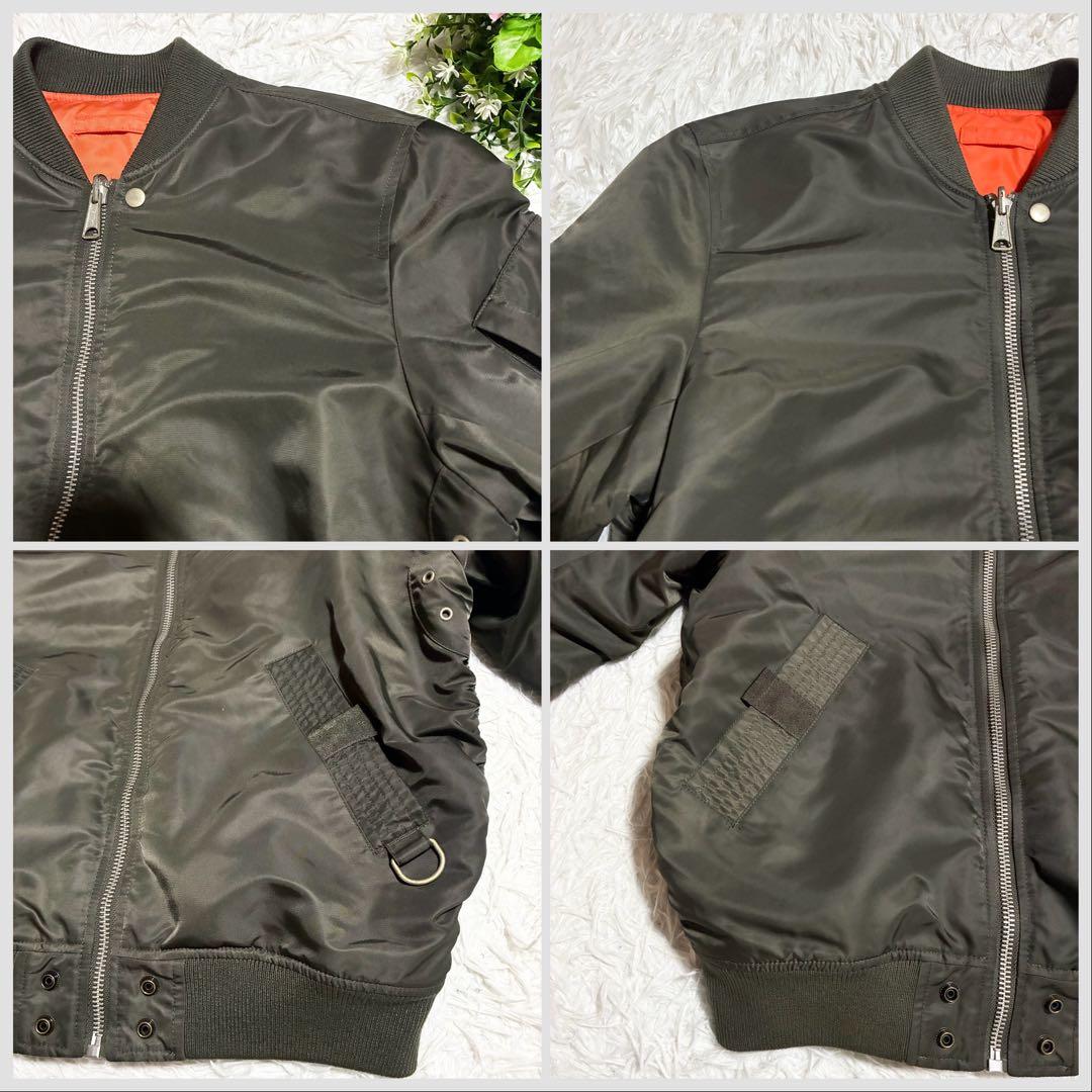 美品【DIESEL】ディーゼル MA-1 ボンバージャケット S