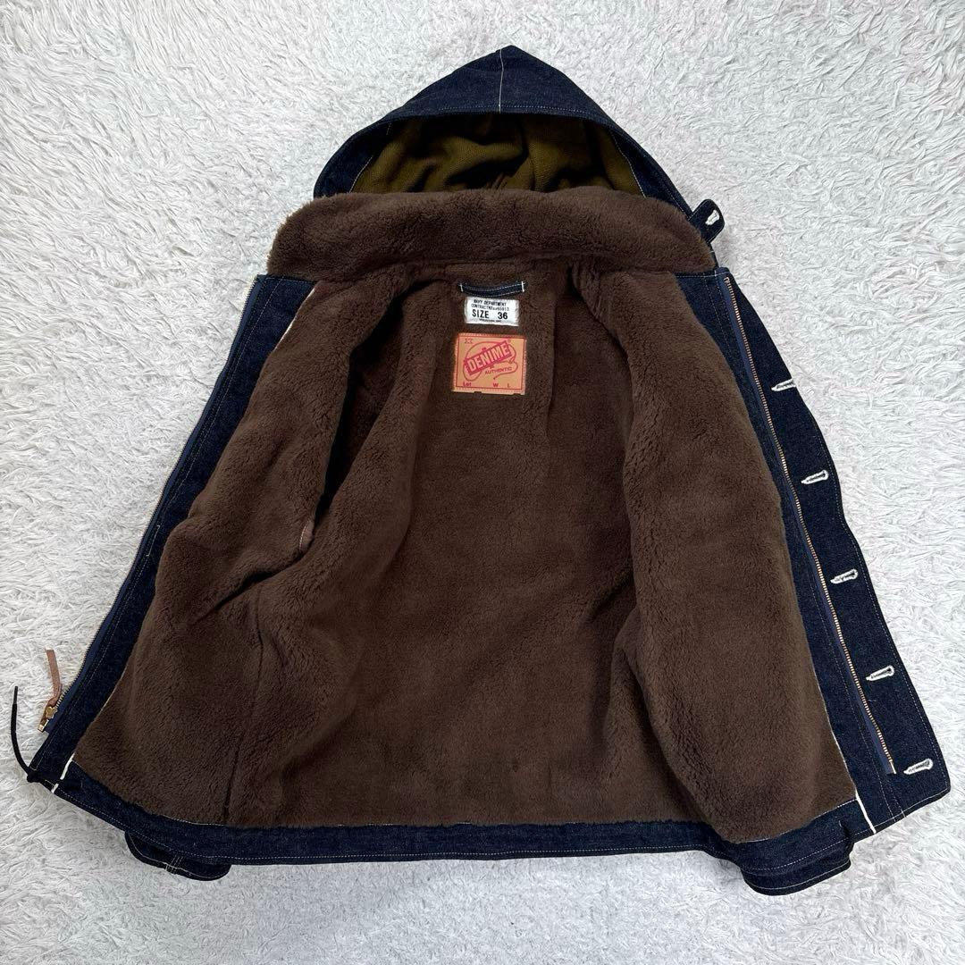 ✨希少・DENIME別注✨ヒューストン　フレンチデッキジャケット　ボア　アルパカ