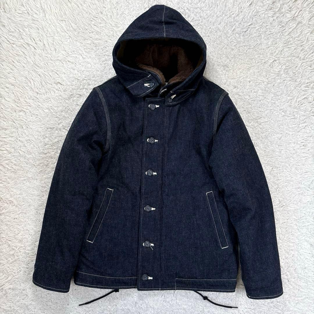 ✨希少・DENIME別注✨ヒューストン　フレンチデッキジャケット　ボア　アルパカ